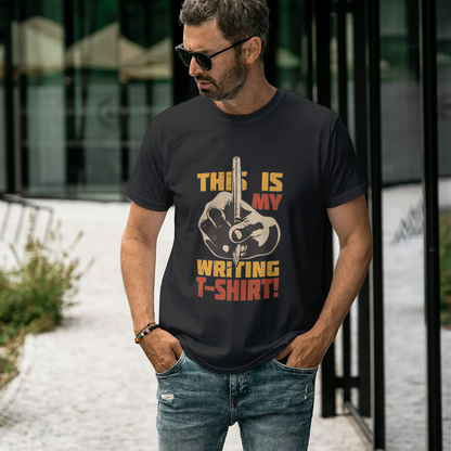 Round Neck Classic Crew T-shirt This is my Writing T-shirt