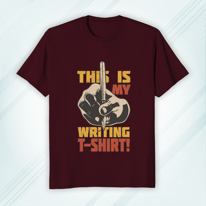Round Neck Classic Crew T-shirt This is my Writing T-shirt