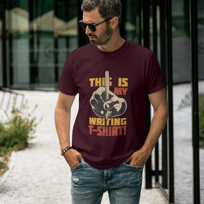 Round Neck Classic Crew T-shirt This is my Writing T-shirt