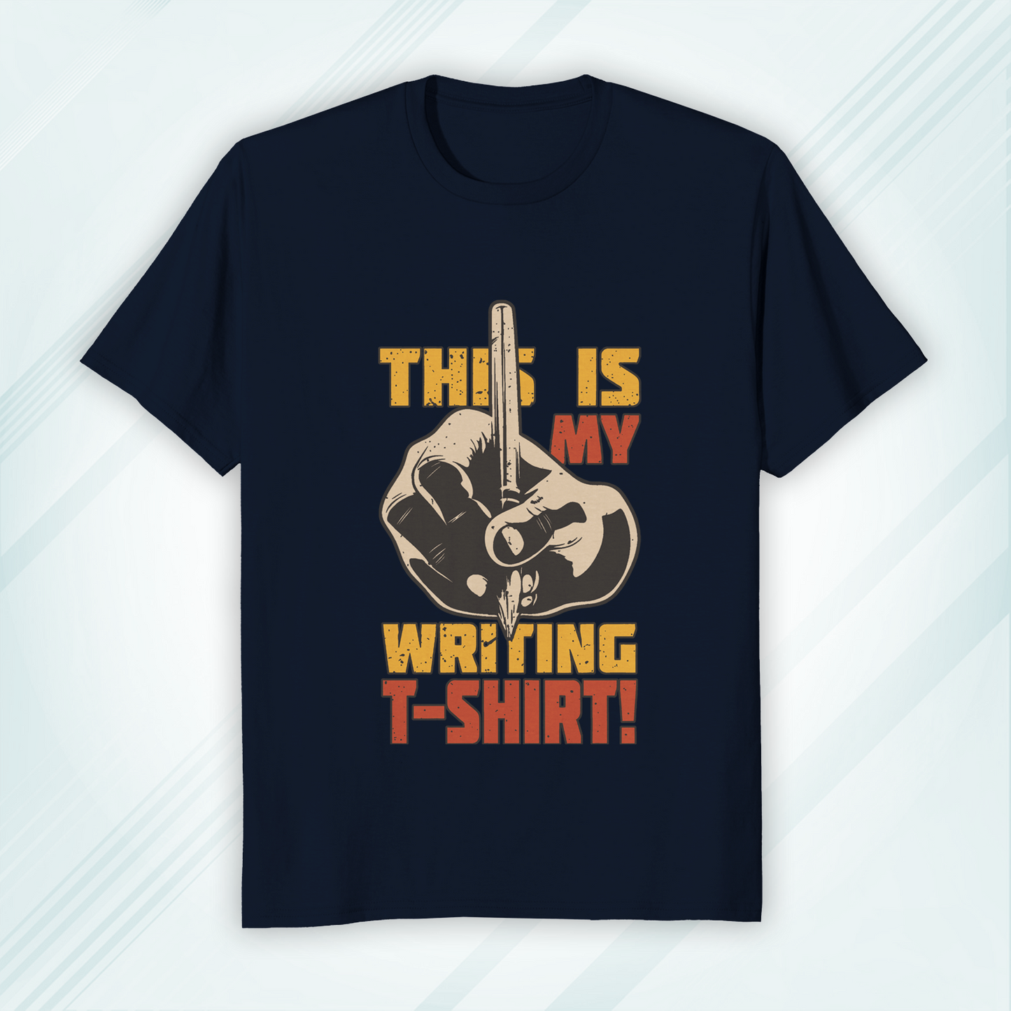 Round Neck Classic Crew T-shirt This is my Writing T-shirt