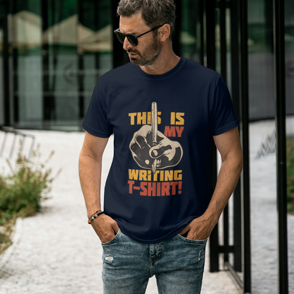Round Neck Classic Crew T-shirt This is my Writing T-shirt