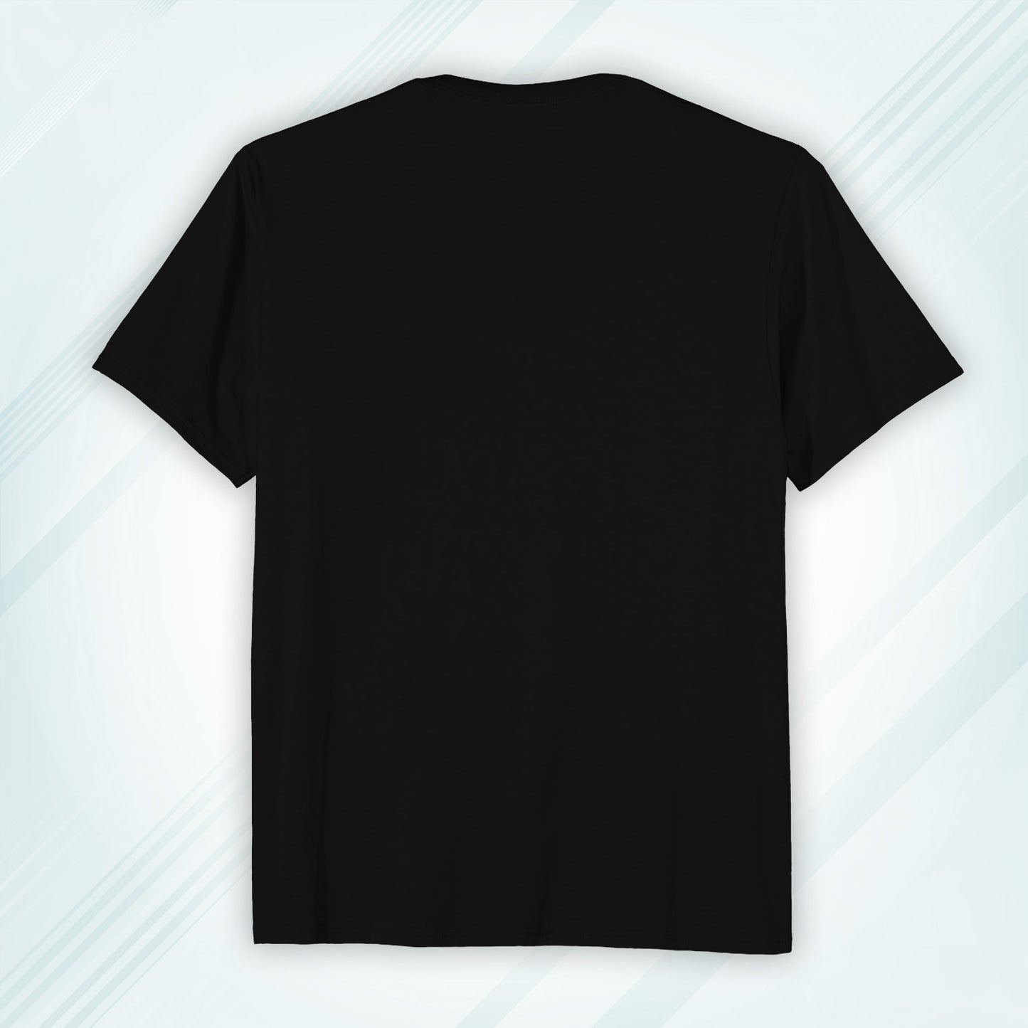 Black Round Neck Classic Crew Solid T-shirt